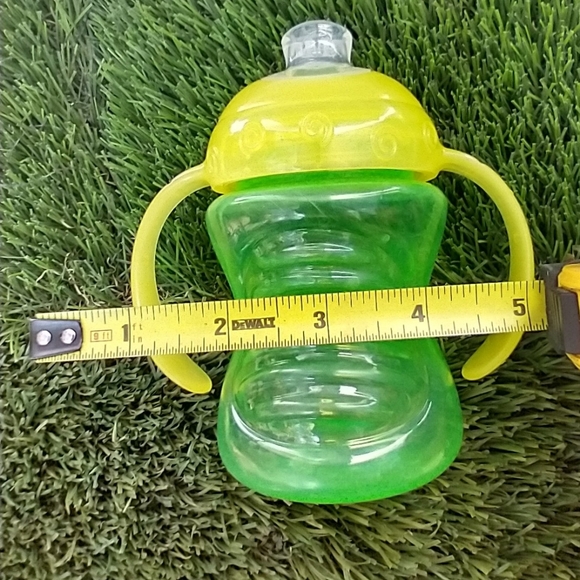 Nuby 8oz Sippy Cups 2pk Green/Blue - Picture 4 of 8